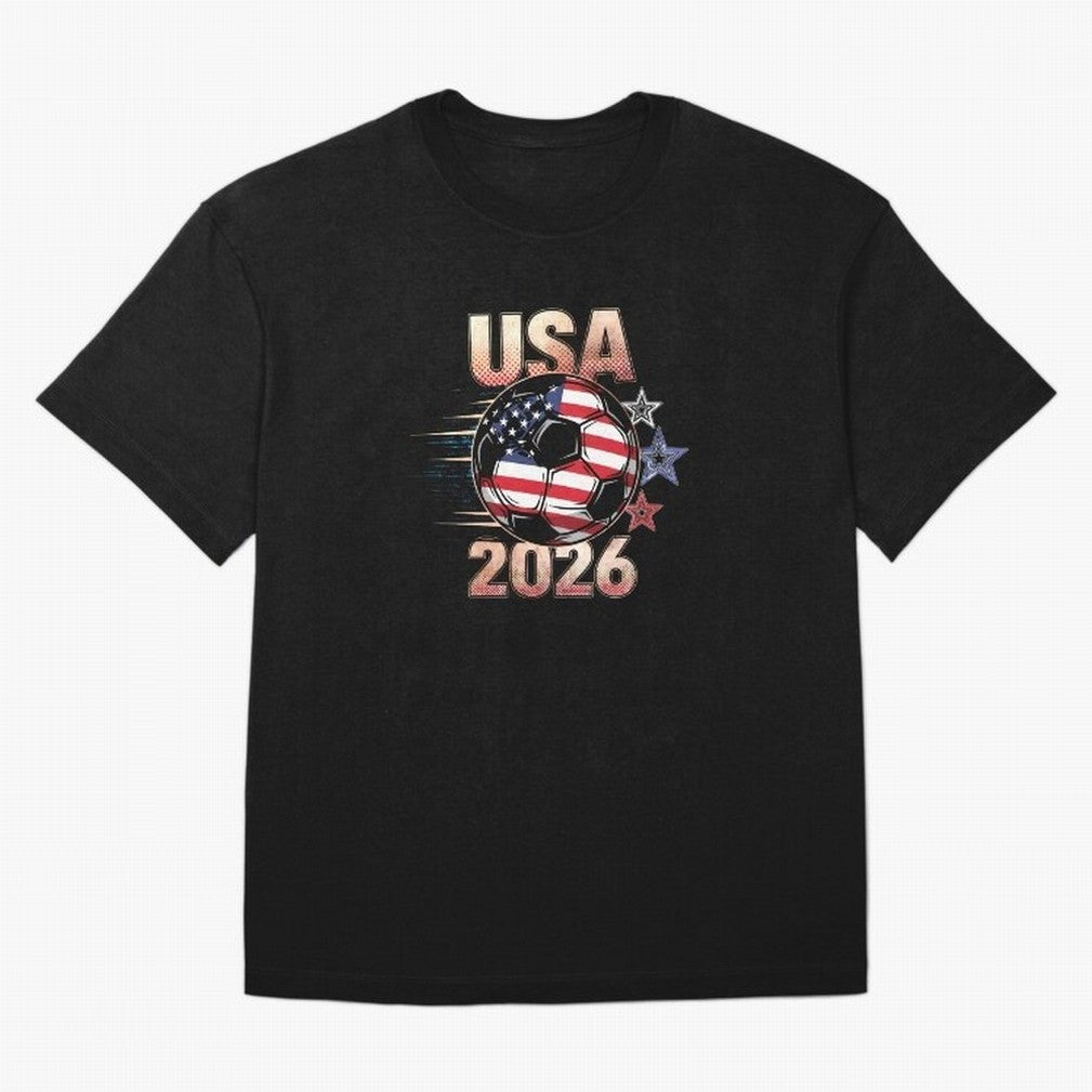 USA Soccer with Red White Blue Stars 2026 Cup T-Shirt_83834283 Oversized T-Shirt Bring Champion Energy into FIFA World Cup 2026 USA Canada Mexico for Fans of CR7 and Argentina, Bringing Supporter Pride, Iconic Celebrations, Legendary Names and