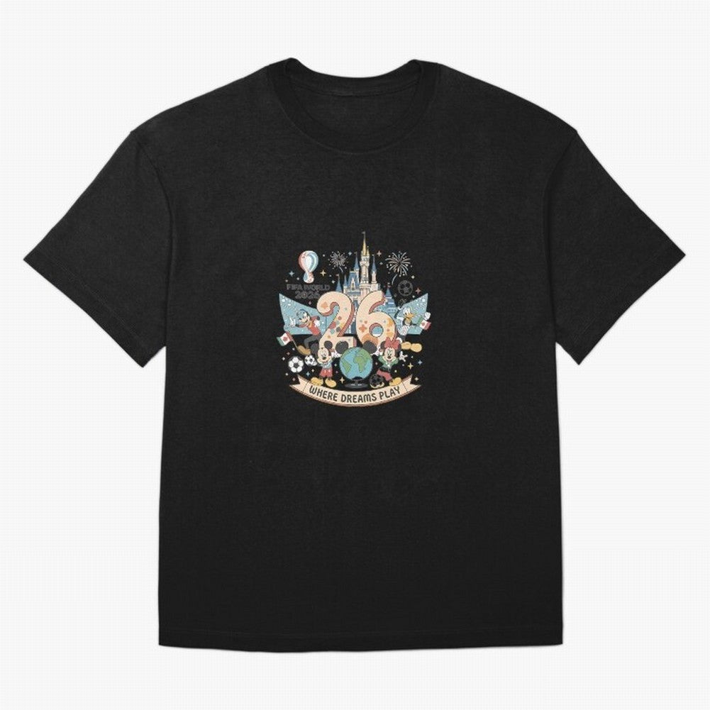 Dreamland Football 26 Oversized T-Shirt Bring Match Day Fire to FIFA World Cup 2026 Group Stage Spirit, Built around Spain, Neymar, Match Day Excitement, Supporter Culture, Golden Goals and Global Football Passion; Perfect for People Who Love