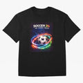 North America Soccer 2026 Shirt, Soccer 26 USA Canada Mexico Fan Tee, United 2026 Soccer Graphic - Bold Oversized T-Shirt Make Your Look Match FIFA World Cup 2026 Spirit, Driven by Argentina and Brazil, Messi, CR7 and Mbappe, Classic Soccer