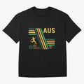 Australia Women's World Cup Oversized T-Shirt Cheer through Every Moment of FIFA World Cup 2026 Group Stage for Fans of Messi and France and Portugal, Bringing Vintage Soccer Flavor, Modern Football Stars, National Flags and Final Night Emotion;