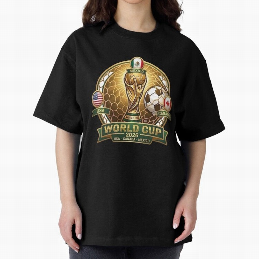 Chasing the Cup 2026 Oversized T-Shirt Showcase FIFA World Cup 2026 Filled with CR7, Portugal Energy, Football History, Final Match Energy, Crowd Noise and Once in a Lifetime Moments; Ideal for Football Dads, Football Moms, Friends, Collectors and