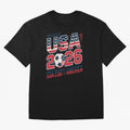 USA Soccer 250 Years 1776 -2026 Oversized T-Shirt Show Your Tournament Heart for Global Football Passion for FIFA World Cup 2026 USA Canada Mexico, Inspired by CR7 and Messi, England and Germany, Game Day Rituals, Football Legends, Country Pride
