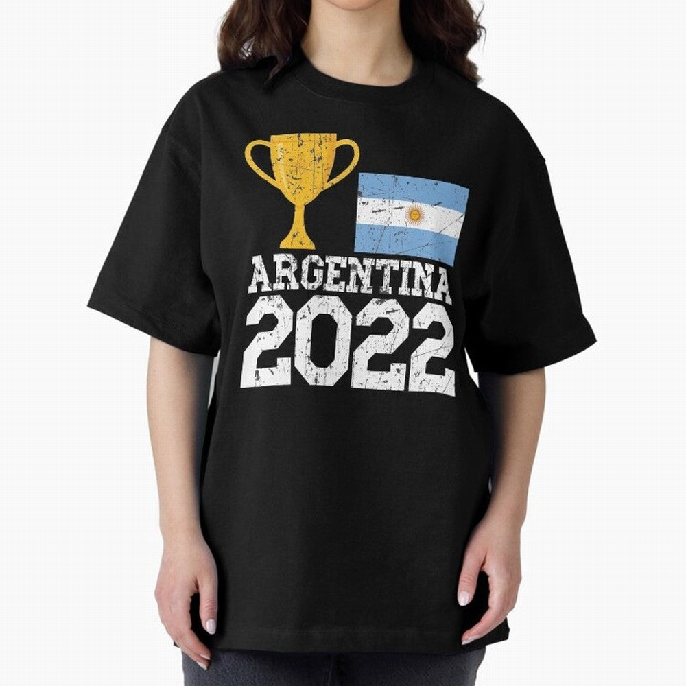 Argentina World Cup Soccer Football 2022, Argentina Soccer Jersey Argentinian Football, Argentina, Argentinian, Qatar World Cup 2022 Oversized T-Shirt Honor the FIFA World Cup 2026 Journey through Haaland Highlights, England, France and Netherlands