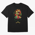 Moroccan Lion World Cup 2026 Design Oversized T-Shirt Share FIFA World Cup 2026 Group Stage for Fans of CR7 and Messi and Germany, Bringing Soccer Culture, Superstar Moments, National Team Dreams and Competitive Fire; Great for Watch Parties,
