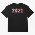 All the 32 Teams that Played in 2022 in Qatar for Football Fans Oversized T-Shirt Show Your Tournament Heart for the FIFA World Cup 2026 USA Canada Mexico Journey through Messi, Neymar and Mbappe Highlights, England and Germany Pride, Stadium