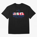 2026 North America Soccer World Tour - USA Mexico Canada Oversized T-Shirt Celebrate Football Heritage in Global Football Passion for FIFA World Cup 2026 USA Canada Mexico, Celebrating Messi and Cristiano Ronaldo, Argentina, Classic Soccer