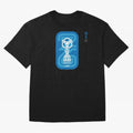 Mundial 26 USA Fan Trophy ¨C Retro Soccer World Cup Inspired Graphic ¨C Modern Football Art Design Oversized T-Shirt Share Global Football Passion for FIFA World Cup 2026 Group Stage, Celebrating Mbappe and Neymar, England, France and Netherlands,