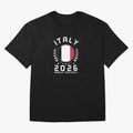 World Cup 2026 Italy Football Fan Italian Supporter T-Shirt_88563599 Oversized T-Shirt Refresh FIFA World Cup 2026 Group Stage Featuring CR7 and Messi, France Energy, Classic Soccer Heritage, Championship Pressure, Fan Loyalty and International