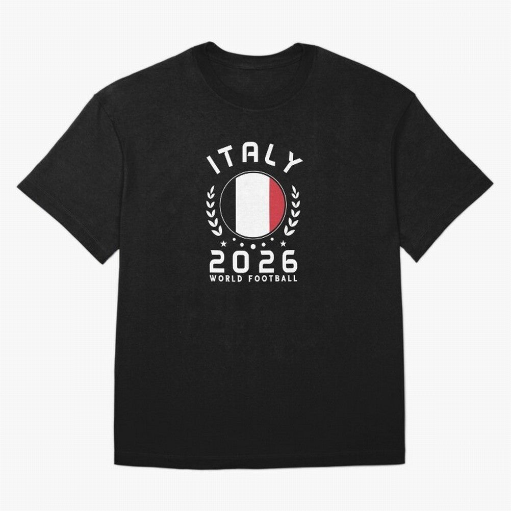World Cup 2026 Italy Football Fan Italian Supporter T-Shirt_88563599 Oversized T-Shirt Refresh FIFA World Cup 2026 Group Stage Featuring CR7 and Messi, France Energy, Classic Soccer Heritage, Championship Pressure, Fan Loyalty and International