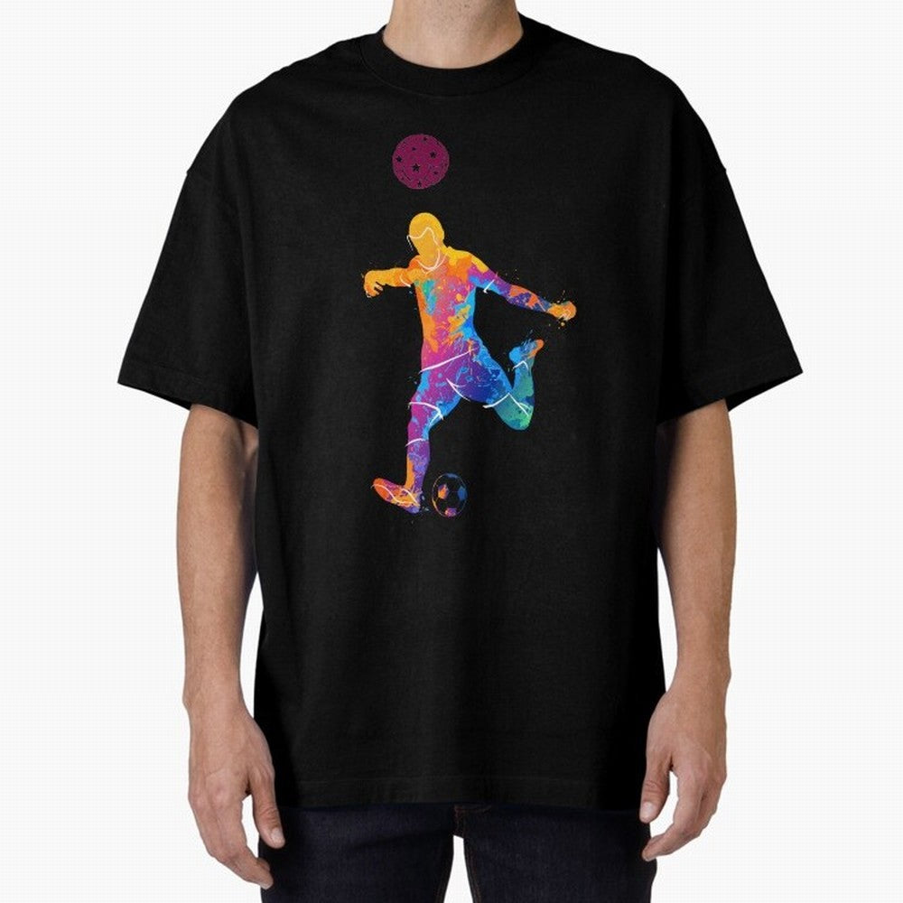 World Cup 2022 Family, Football Players, Football Lovers Oversized T-Shirt Celebrate the Next Chapter of Global Football Passion for FIFA World Cup 2026 Group Stage, with Mbappe and Neymar, Argentina, Tournament Hype, Historic Matchups, Family