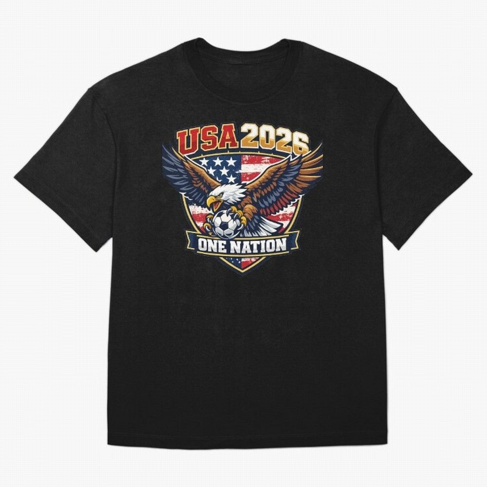 USA Canada Mexico Soccer Cup Oversized T-Shirt Celebrate Global Football Passion for FIFA World Cup 2026, Featuring Neymar, Haaland and Cristiano Ronaldo, France, Goal Celebration Energy, Supporter Heritage, Football Icons and Worldwide Tournament