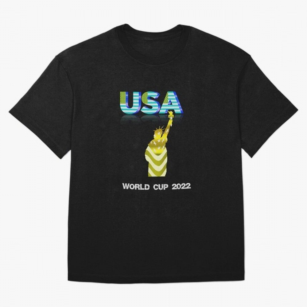 USA World Cup 2022 Oversized T-Shirt Stand Out with Spirit from Global Football Passion for FIFA World Cup 2026, Inspired by Haaland, Brazil, Match Day Excitement, Supporter Culture, Golden Goals and Global Football Passion; Perfect for People Who