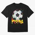 FOOTBALL 2024 Oversized T-Shirt Keep Football History Alive during the FIFA World Cup 2026 Journey through Cristiano Ronaldo, Haaland and CR7 Highlights, Argentina, France and Brazil Pride, Champion Mindset, Group Stage Buzz, Knockout Tension and