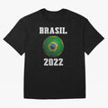 Brasil Flag Soccer Jersey Football Graphic Design T-Shirt Oversized T-Shirt Back Your Heroes with Match Day Hype around FIFA World Cup 2026 Group Stage, Messi, CR7 and Mbappe, Brazil, Supporter Pride, Iconic Celebrations, Legendary Names and Global