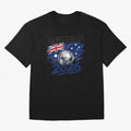 Australia Soccer 2026: Grunge Flag & Football Pride Oversized T-Shirt Feel the Trophy Chase of Global Football Passion for FIFA World Cup 2026, Inspired by CR7 and Messi, France, Stadium Chants, National Pride, Trophy Dreams and Unforgettable