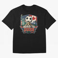 Road to 2026 USA Mexico Canada Soccer Design Oversized T-Shirt Represent the Passion of FIFA World Cup 2026 Group Stage Built around CR7 and Messi, Netherlands Energy, Football History, Final Match Energy, Crowd Noise and Once in a Lifetime