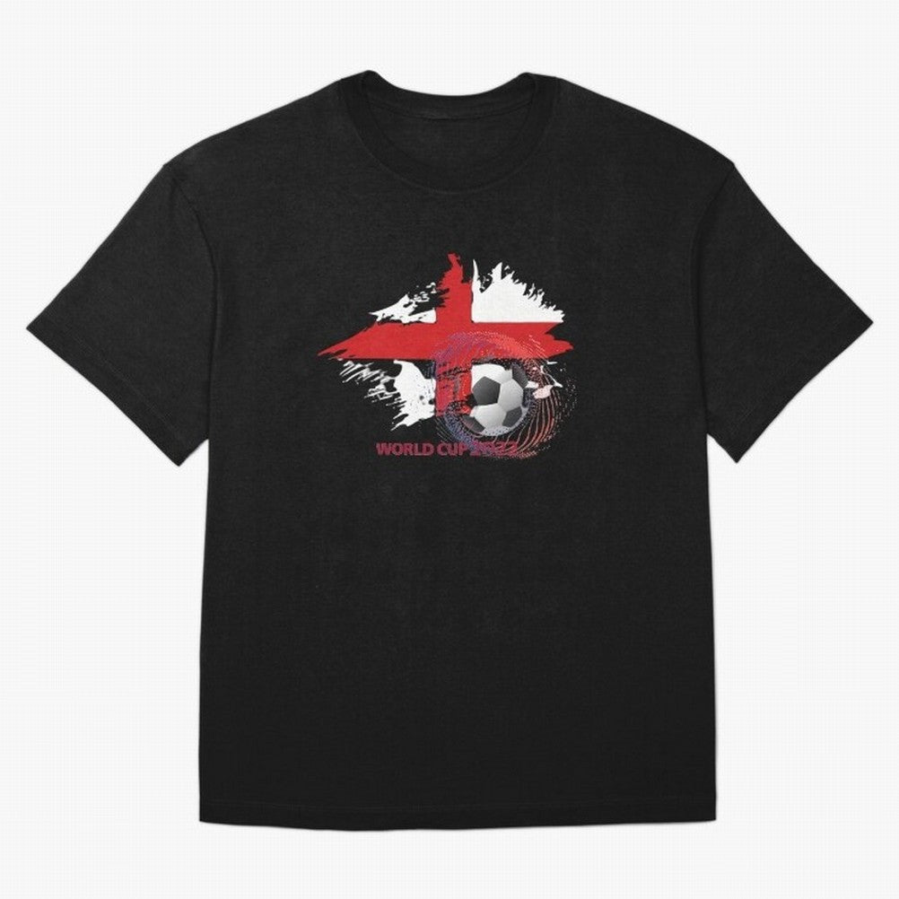 England World Cup 2022 Oversized T-Shirt Celebrate Soccer Greatness during the FIFA World Cup 2026 Group Stage Journey through Messi, Neymar and Mbappe Highlights, Spain and Netherlands Pride, Global Supporter Spirit, Legendary Goals, National