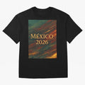 Mexico 2026 Arc of Color - Elegant and Luxury Design for Soccer Fans Oversized T-Shirt Show Up for the Glory of FIFA World Cup 2026 Group Stage for Fans of Neymar, Haaland and Cristiano Ronaldo and Brazil, Portugal and Argentina, Bringing Stadium