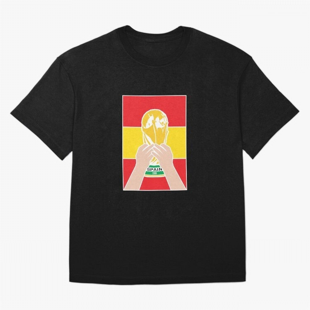 Champion Spain 2010 Oversized T-Shirt Remember FIFA World Cup 2026 USA Canada Mexico Spirit, Centered on England and Germany, Haaland and Mbappe, Champion Mindset, Group Stage Buzz, Knockout Tension and Passionate Fan Culture; Perfect for People
