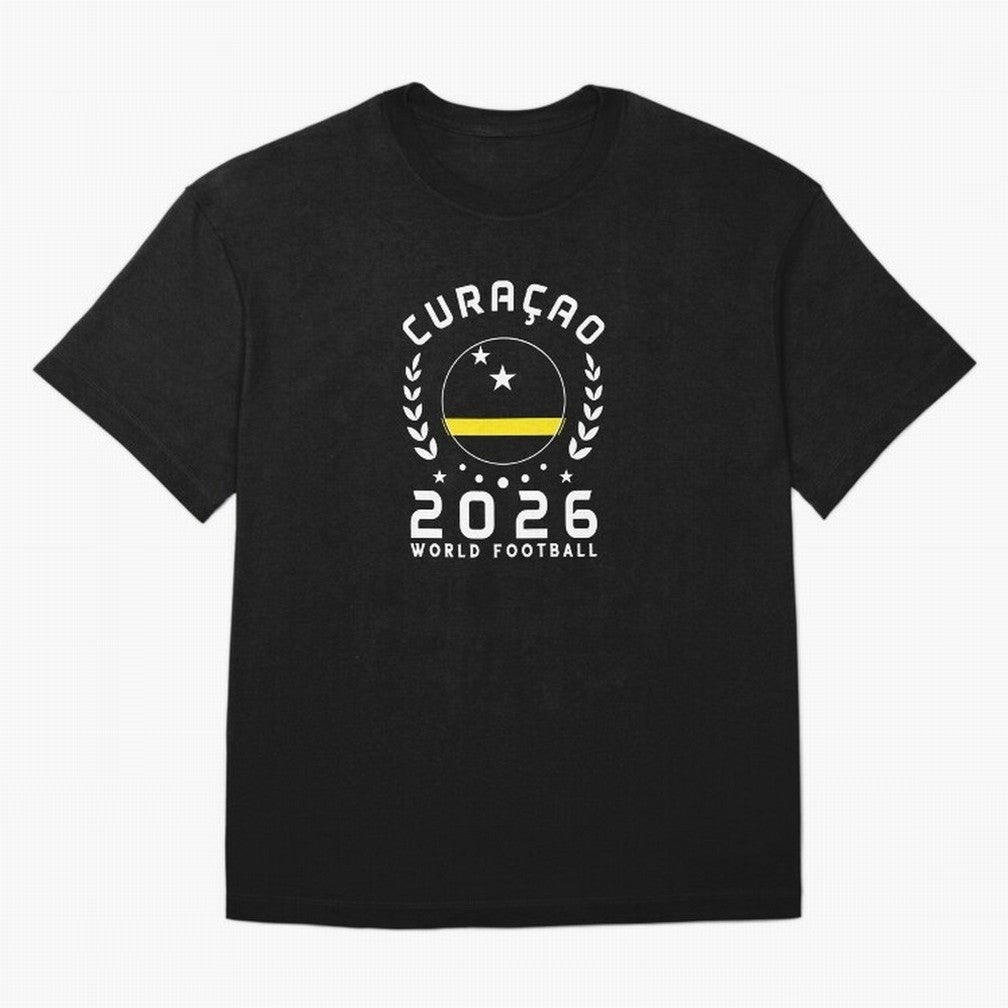 World Cup 2026 Curacao Football Fan Curacaoan Supporter T-Shirt_85310550 Oversized T-Shirt Feel the Trophy Chase of Match Day Hype around FIFA World Cup 2026, Neymar, Haaland and Cristiano Ronaldo, Brazil, Goal Celebration Energy, Supporter