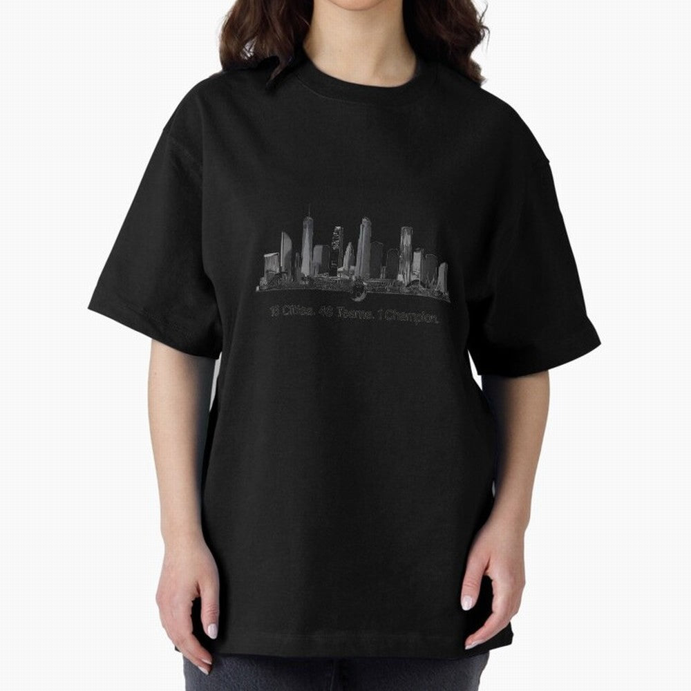 16 Cities 48 Teams 1 Champion World Cup 2026 Soccer T-Shirt_83656371 Oversized T-Shirt Celebrate the Next Chapter of the FIFA World Cup 2026 Journey through Messi, Neymar and Mbappe Highlights, Argentina and Brazil Pride, Tournament Hype, Historic