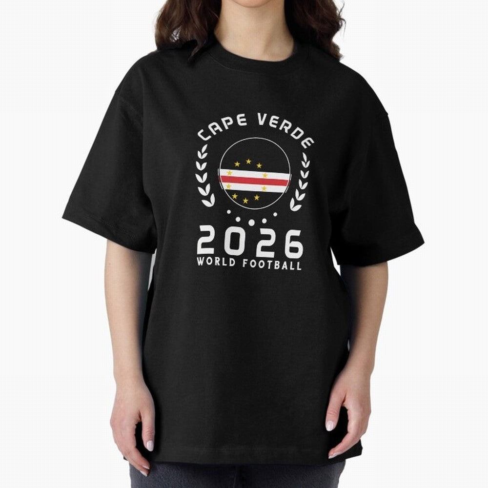 World Cup 2026 Cape Verde Football Fan Cape Verdean Supporter Gift T-Shirt_85310196 Oversized T-Shirt Celebrate the FIFA World Cup 2026 USA Canada Mexico Journey through Cristiano Ronaldo, Haaland and CR7 Highlights, Brazil, Portugal and Argentina