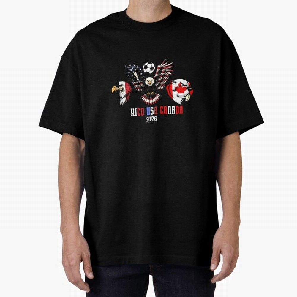 World cup 2026 T-Shirt_84564047 Oversized T-Shirt Make Memories around Match Day Hype around FIFA World Cup 2026 Group Stage, Messi, France, Vintage Soccer Flavor, Modern Football Stars, National Flags and Final Night Emotion; Built for Supporters