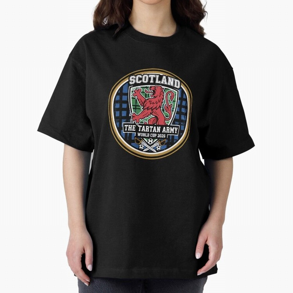 Scotland World Cup 2026 - Tartan Army Football Fan, USA Mexico Canada T-Shirt_84153647 Oversized T-Shirt Celebrate Football Heritage in FIFA World Cup 2026 USA Canada Mexico Spirit, Featuring France, Neymar, Supporter Pride, Iconic Celebrations,