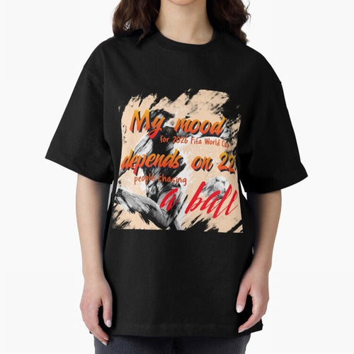 2026 World Cup T-shirt Oversized T-Shirt Share the Excitement of the FIFA World Cup 2026 Journey through Neymar Highlights, England and Germany Pride, Stadium Memories, Football Loyalty, International Chants and Championship Tradition; Ideal for