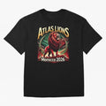 Morocco Football - World Cup 2026 Oversized T-Shirt Experience the Global Stage of Global Football Passion for FIFA World Cup 2026 Group Stage, with Cristiano Ronaldo, Netherlands, Soccer Culture, Superstar Moments, National Team Dreams and