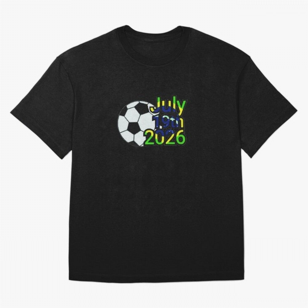 USA 2026- Brazil Oversized T-Shirt Bring World Football Passion into Match Day Hype around FIFA World Cup 2026, Cristiano Ronaldo, Argentina and Brazil, Football History, Final Match Energy, Crowd Noise and Once in a Lifetime Moments; Ideal for