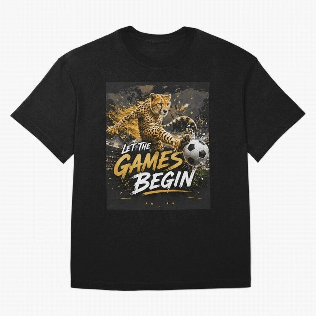 Let The Games Begin-World Cup Soccer @026 Oversized T-Shirt Carry National Pride through FIFA World Cup 2026 with Messi, Neymar and Mbappe, Brazil, Portugal and Argentina Energy, Game Day Rituals, Football Legends, Country Pride and the Road to the