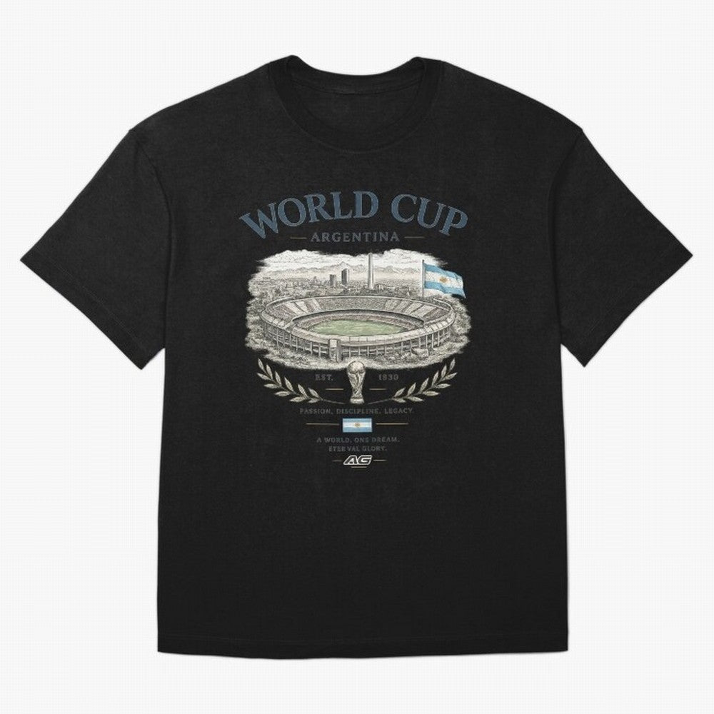 Argentina World Cup Vintage Streetwear Oversized T-Shirt Bring World Football Passion into the FIFA World Cup 2026 Journey through Messi Highlights, France and Portugal Pride, Fan Favorite Moments, National Team Passion, Big Match Drama and Soccer