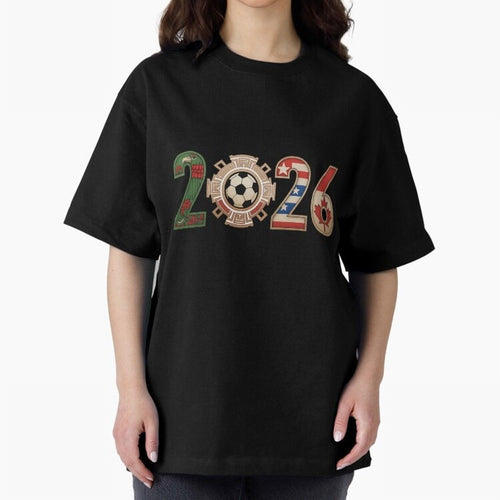 2026 Oversized T-Shirt Bring Champion Energy into the FIFA World Cup 2026 Journey through Messi, Neymar and Mbappe Highlights, Brazil, Portugal and Argentina Pride, Football Passion, Legendary Performances, Festival Vibes and Supporter Community;