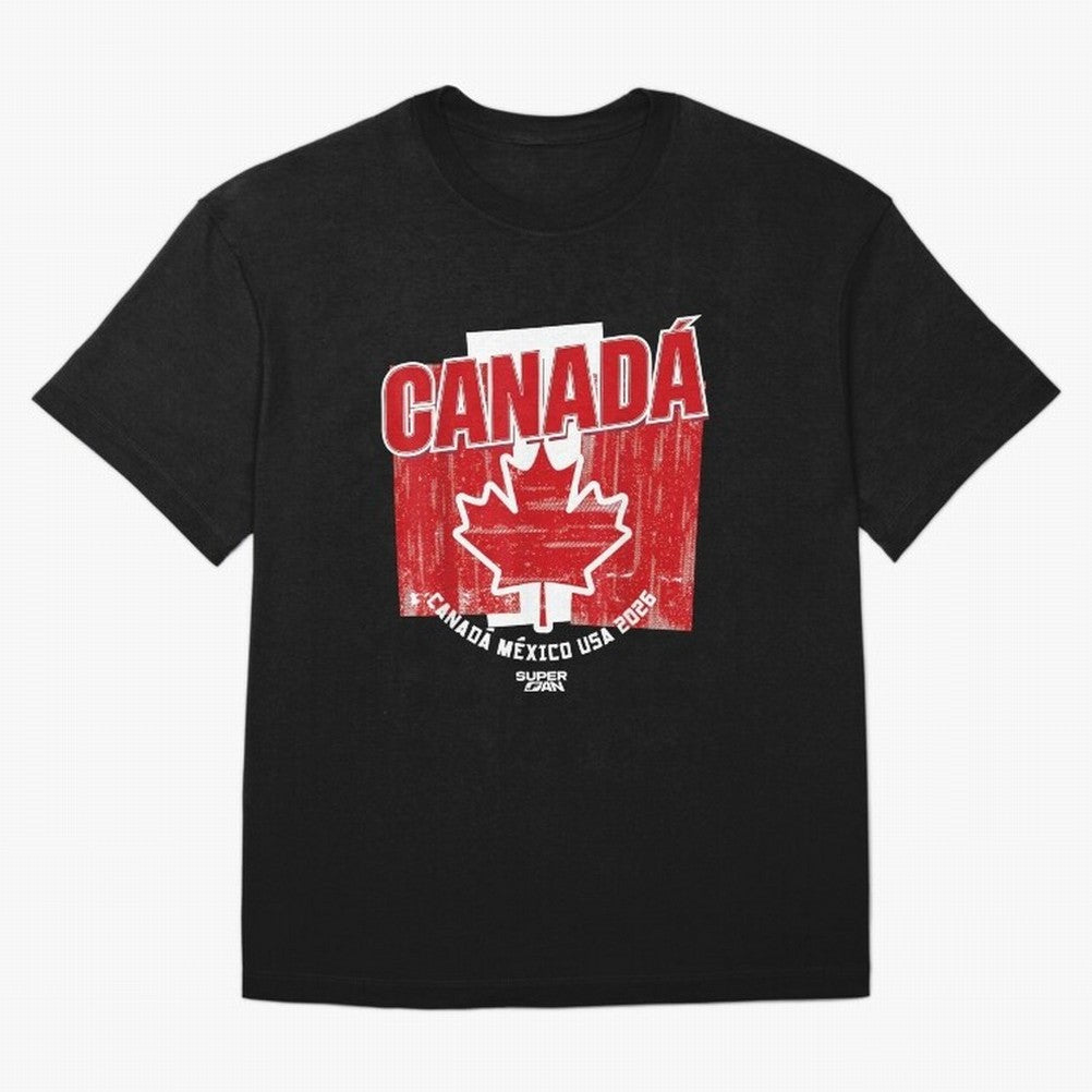 2026 Canada Soccer Fan World Cup Oversized T-Shirt Celebrate Fan Favorites in FIFA World Cup 2026 Spirit, Connected to Germany, Messi, CR7 and Mbappe, Supporter Pride, Iconic Celebrations, Legendary Names and Global Match Day Energy; Ideal for