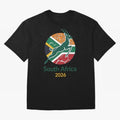 South Africa 2026 Oversized T-Shirt Celebrate National Team Dreams in FIFA World Cup 2026 Group Stage with Messi, Brazil, Portugal and Argentina Energy, Goal Celebration Energy, Supporter Heritage, Football Icons and Worldwide Tournament Joy;
