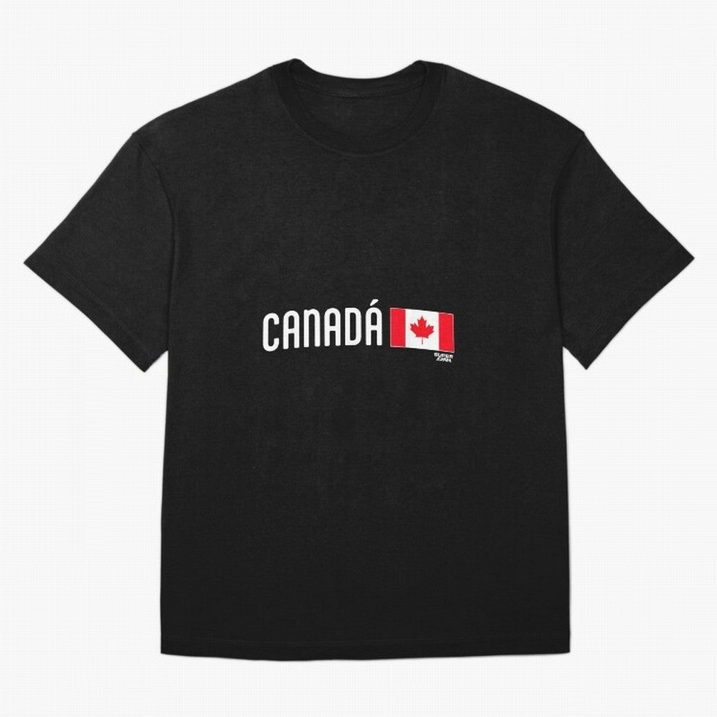 2026 Canada Soccer Fan World Cup Oversized T-Shirt Stand with the FIFA World Cup 2026 USA Canada Mexico Journey through CR7 and Messi Highlights, Portugal Pride, Soccer Culture, Superstar Moments, National Team Dreams and Competitive Fire; Great