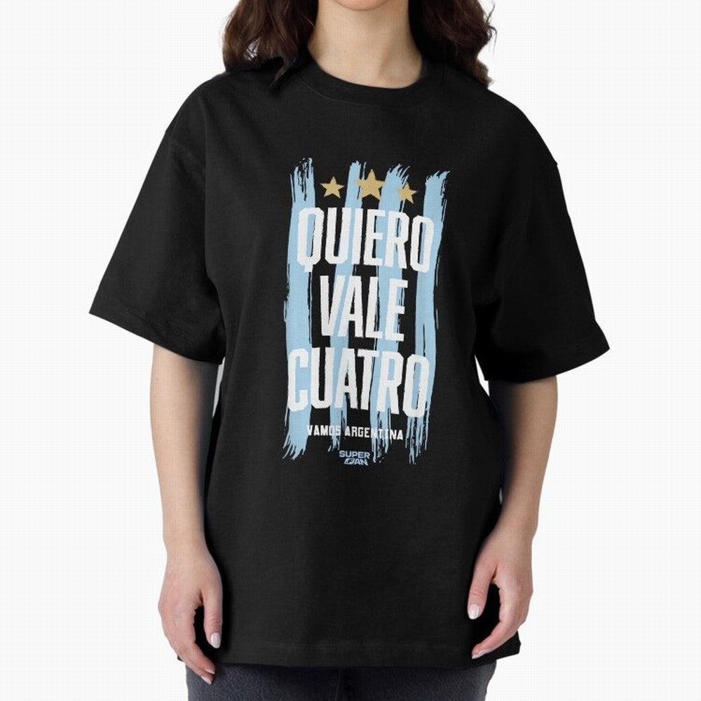 Argentinian Soccer Fan World Cup 2026 Oversized T-Shirt Get Ready for Global Football Passion for FIFA World Cup 2026 USA Canada Mexico, Capturing Cristiano Ronaldo, England, France and Netherlands, Stadium Memories, Football Loyalty, International
