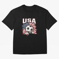 2026 Cup Flag Soccer Pride Fun Family USA Oversized T-Shirt Upgrade FIFA World Cup 2026 USA Canada Mexico Inspired by Messi and Cristiano Ronaldo, Spain and Netherlands Energy, Global Supporter Spirit, Legendary Goals, National Colors and