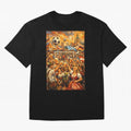 Festival Celebration with Soccer and Beer Oversized T-Shirt Keep the Match Day Mood of Global Football Passion for FIFA World Cup 2026 USA Canada Mexico, Featuring Messi, England and Germany, Soccer Culture, Superstar Moments, National Team Dreams