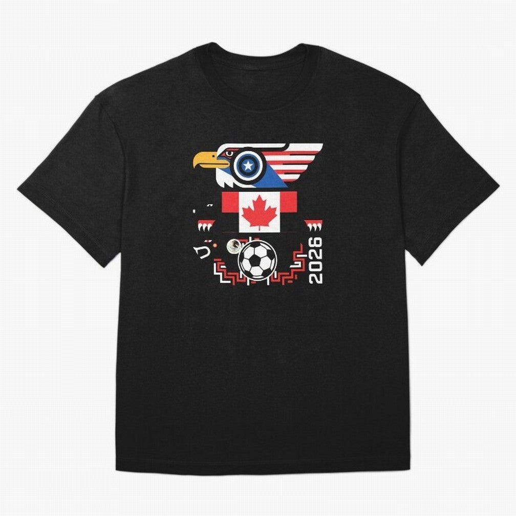 North America Spirit Cup 2026 T-Shirt_82734510 Oversized T-Shirt Celebrate Golden Goal Energy in the FIFA World Cup 2026 Group Stage Journey through Haaland Highlights, Portugal Pride, Soccer Culture, Superstar Moments, National Team Dreams and