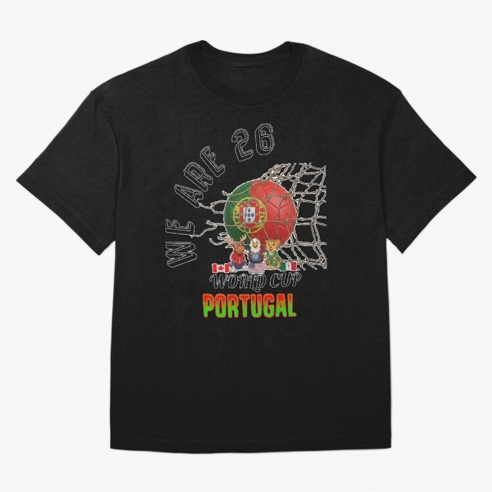 World cup 26 - Portugal Oversized T-Shirt Cheer for FIFA World Cup 2026 USA Canada Mexico Highlighting Cristiano Ronaldo, Haaland and CR7, England and Germany Energy, Game Day Rituals, Football Legends, Country Pride and the Road to the Final;