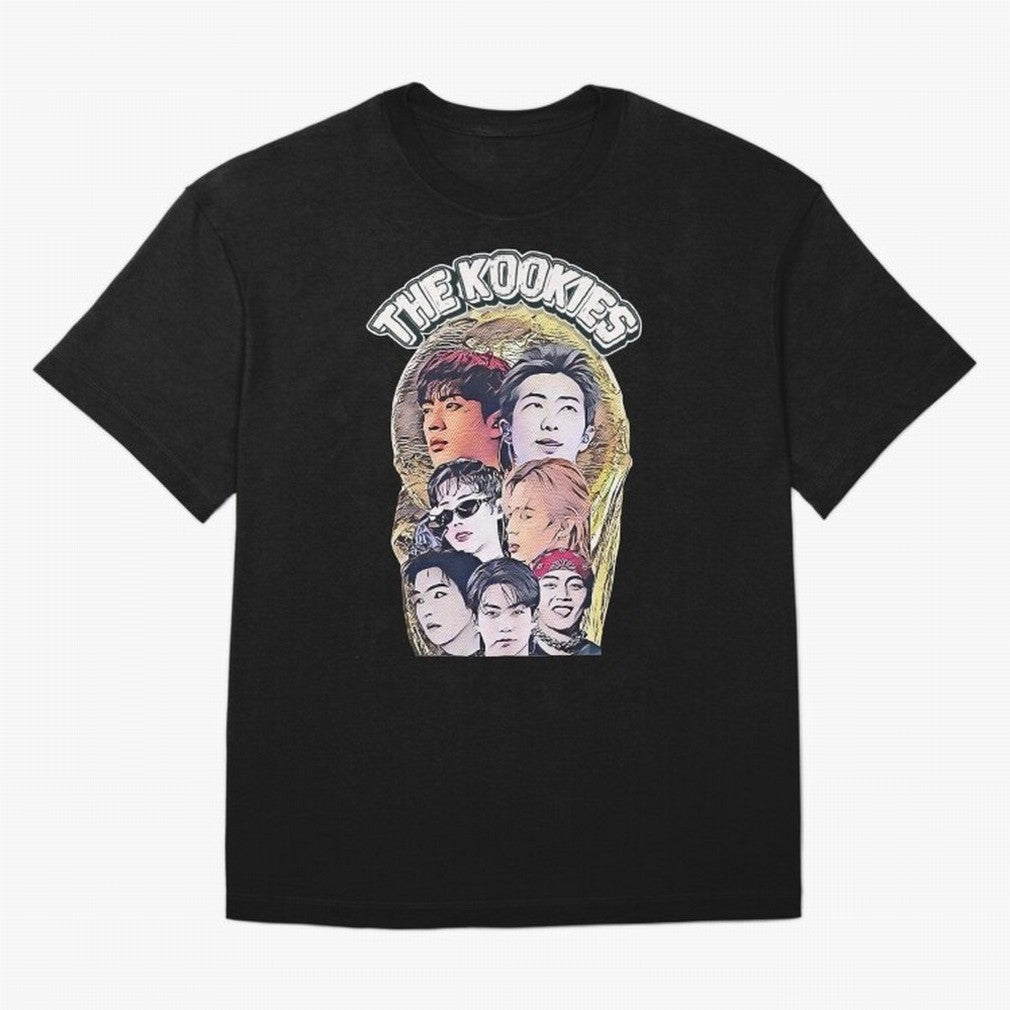 The Kookies - BTS Design Oversized T-Shirt Celebrate Supporters United by FIFA World Cup 2026 USA Canada Mexico Driven by CR7, Argentina and Brazil Energy, Stadium Memories, Football Loyalty, International Chants and Championship Tradition; Ideal
