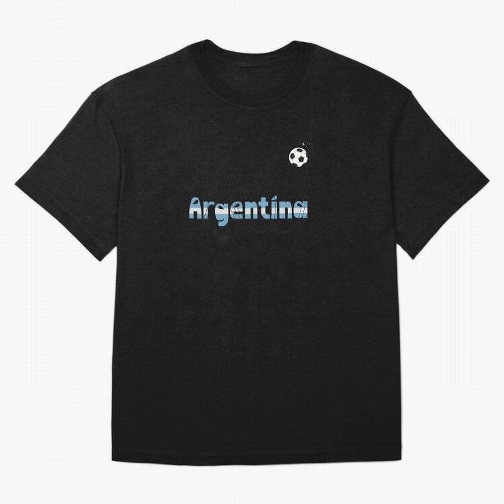 Argentina Oversized T-Shirt Celebrate Football Dreams Across FIFA World Cup 2026 USA Canada Mexico for Fans of Mbappe and Neymar and Argentina and Brazil, Bringing Football Passion, Legendary Performances, Festival Vibes and Supporter Community;
