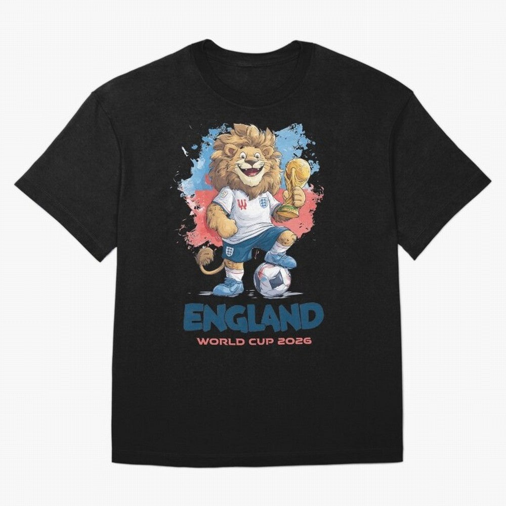 England - World Cup 2026 Oversized T-Shirt Join Supporters Worldwide for Match Day Hype around FIFA World Cup 2026, Haaland and Mbappe, Portugal, Spain and Germany, Football Festival Excitement, Trophy Ambitions, Country Rivalries and Star Player