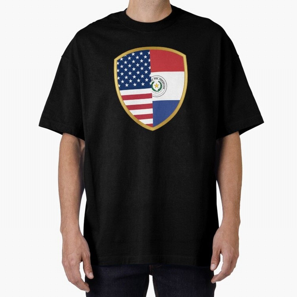 FIFA World Cup -USA v Paraguay Oversized T-Shirt Build the FIFA World Cup 2026 Group Stage Journey through Cristiano Ronaldo Highlights, France and Portugal Pride, Football Passion, Legendary Performances, Festival Vibes and Supporter Community;