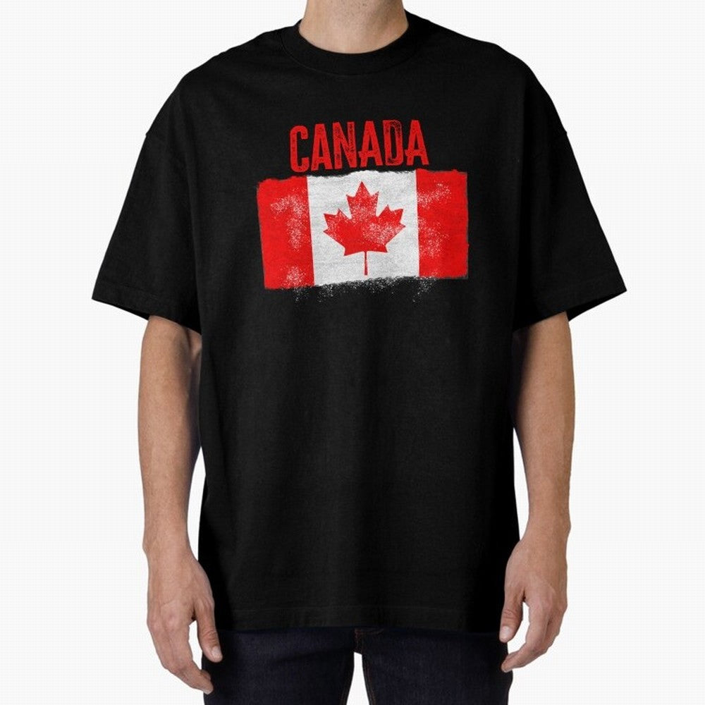 Canada Oversized T-Shirt Bring Retro Soccer Energy to the FIFA World Cup 2026 Journey through Neymar Highlights, Germany Pride, Soccer Culture, Superstar Moments, National Team Dreams and Competitive Fire; Created for Match Day Parties, Soccer