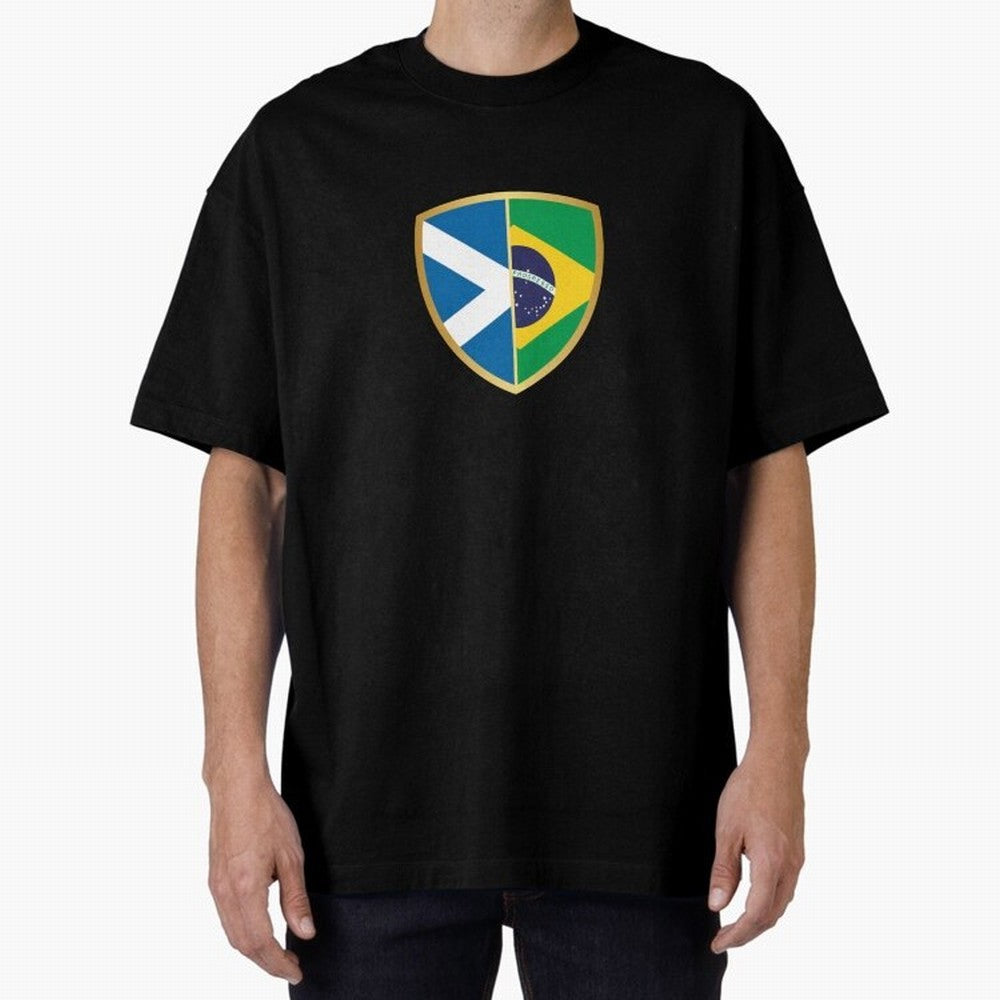 FIFA World Cup -Scotland v Brazil Oversized T-Shirt Represent Fans Who Live for Match Day Hype around FIFA World Cup 2026, Neymar, Portugal, Spain and Germany, Football Passion, Legendary Performances, Festival Vibes and Supporter Community; Ideal