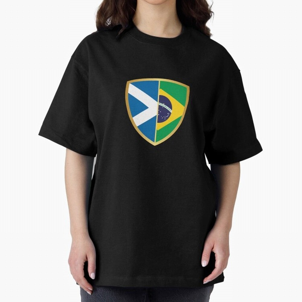 FIFA World Cup -Scotland v Brazil Oversized T-Shirt Represent Fans Who Live for Match Day Hype around FIFA World Cup 2026, Neymar, Portugal, Spain and Germany, Football Passion, Legendary Performances, Festival Vibes and Supporter Community; Ideal