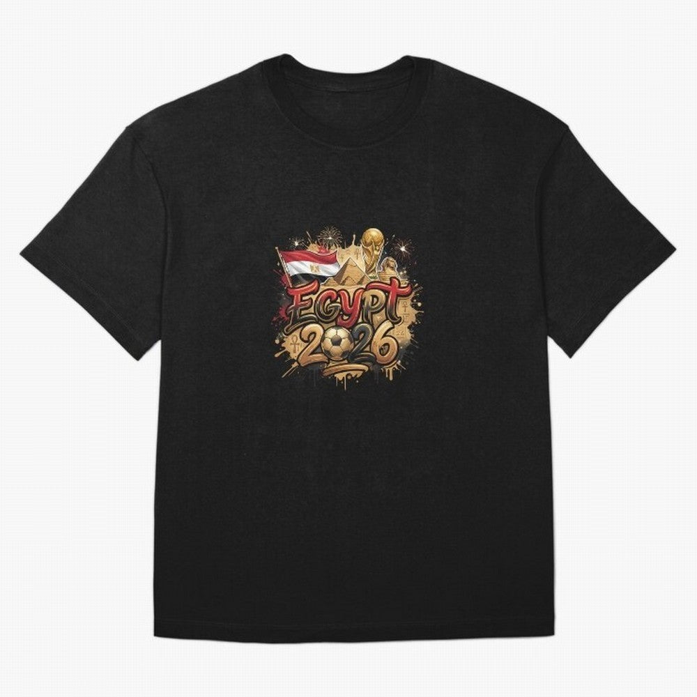Egypt World Cup 2026 Football Legacy Oversized T-Shirt Support Your Favorite Stars during FIFA World Cup 2026 Group Stage Spirit, Connected to England, France and Netherlands, Haaland and Mbappe, Soccer Culture, Superstar Moments, National Team